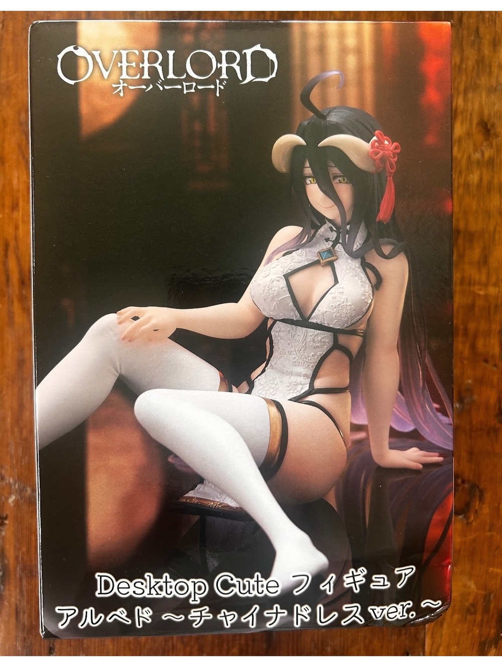Overlord Albedo Desktop Cute Figure White China Dress Version